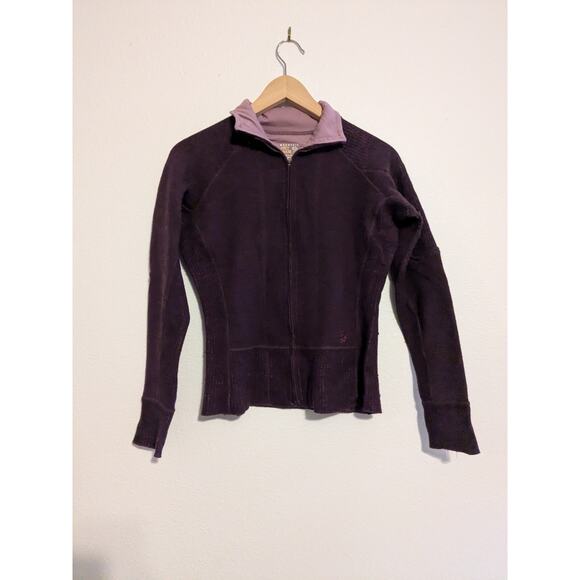 Mountain Hardware zip up maroon jacket size Small - Picture 5 of 7